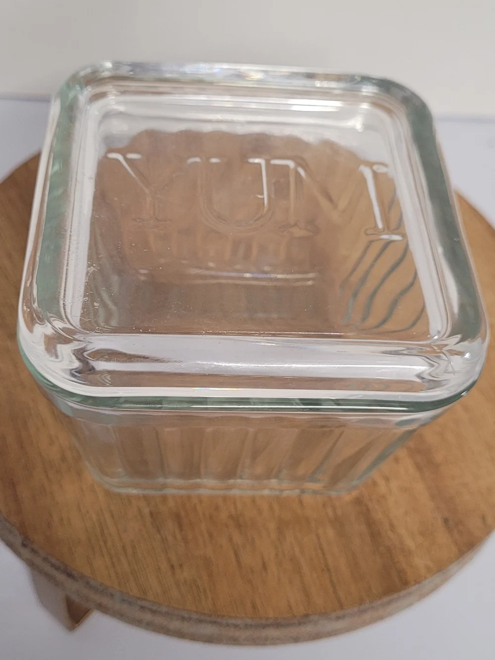 Depression Era Glass Refrigerator Box.